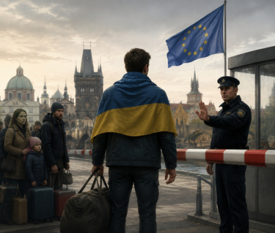 Прага ужесточает правила для украинских беженцев-мужчин