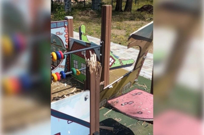 ВСУ атаковали территорию детского сада в Энергодаре &mdash; повреждена новая детская площадка