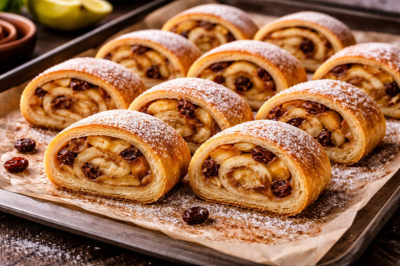 Яблочный штрудель как во французском кафе: удивит даже тех, кто с выпечкой на &laquo;ты&raquo;. Тоненький и хрусткий