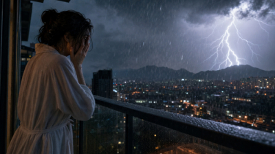 На Крым обрушилась гроза, каких давно не было