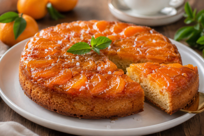 Пирог с мандаринами и соленой карамелью: красавчик вне сезонов &mdash; вкусен всегда, смешаете за 7 минут