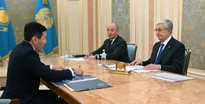 Президент Касым-Жомарт Токаев принял председателя правления АО «Самрук-Қазына» Нурлана Жакупова