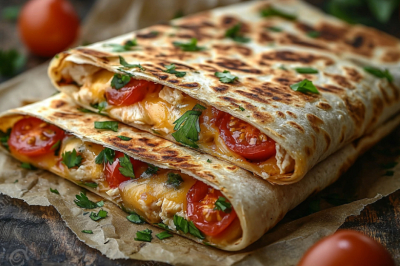 Никакой возни с тостами: кесадилья по-турецки с яйцом, курицей и зеленью &mdash; новый хит для завтрака