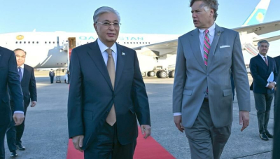 Токаев прибыл с визитом в Вашингтон